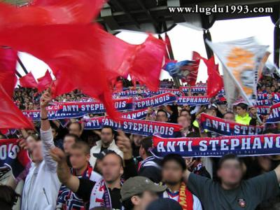 Banderole supporter Lyon