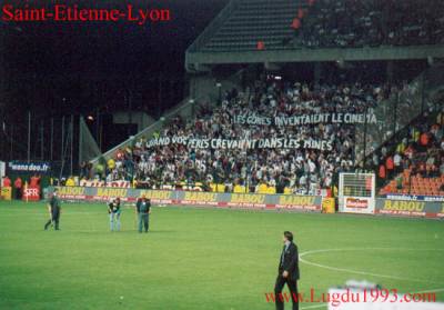 Banderole supporter Lyon